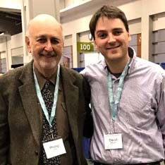 photo of David Wanczyk and Phillip Lopate 